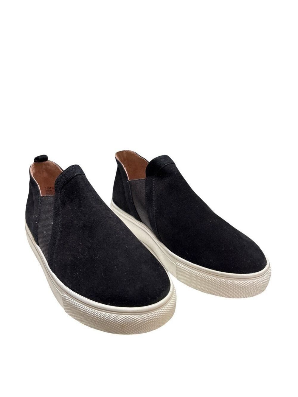 Caslon Ezra Women's Black Slip-On Suede Sneakers 5.5